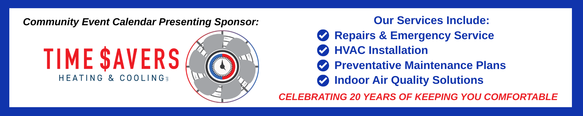 Time Savers HVAC Advertisement